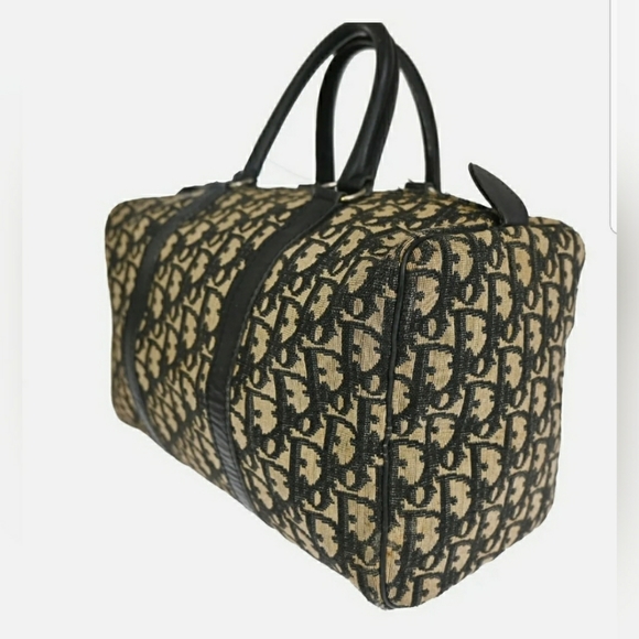 🌬CHRISTIAN DIOR Trotter Pattern Travel Hand Bag C - Picture 2 of 15